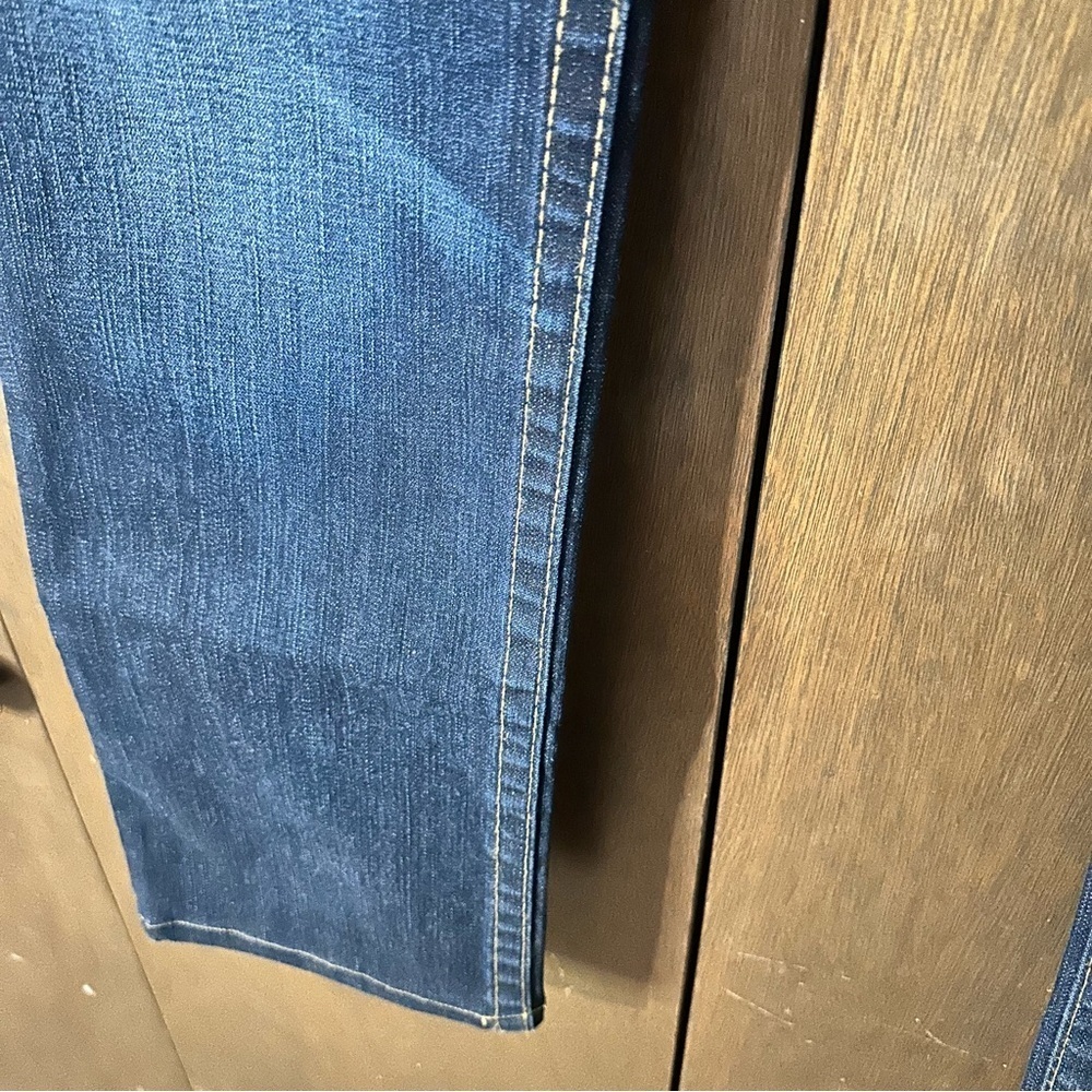 True Religion Women's Indigo Boot Cut Jeans Sz 30 Distressed Western - Picture 5 of 13